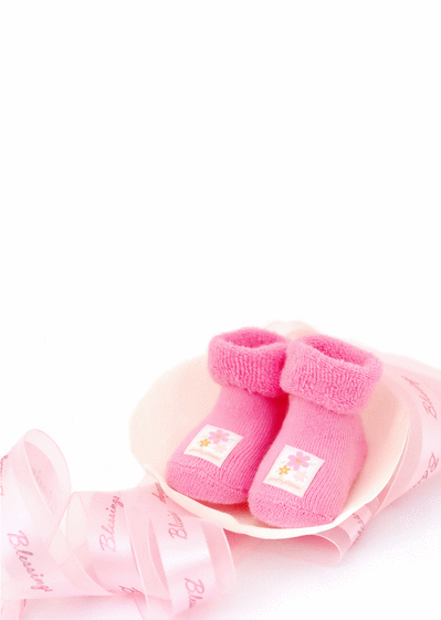 Chaussons naissance online fille